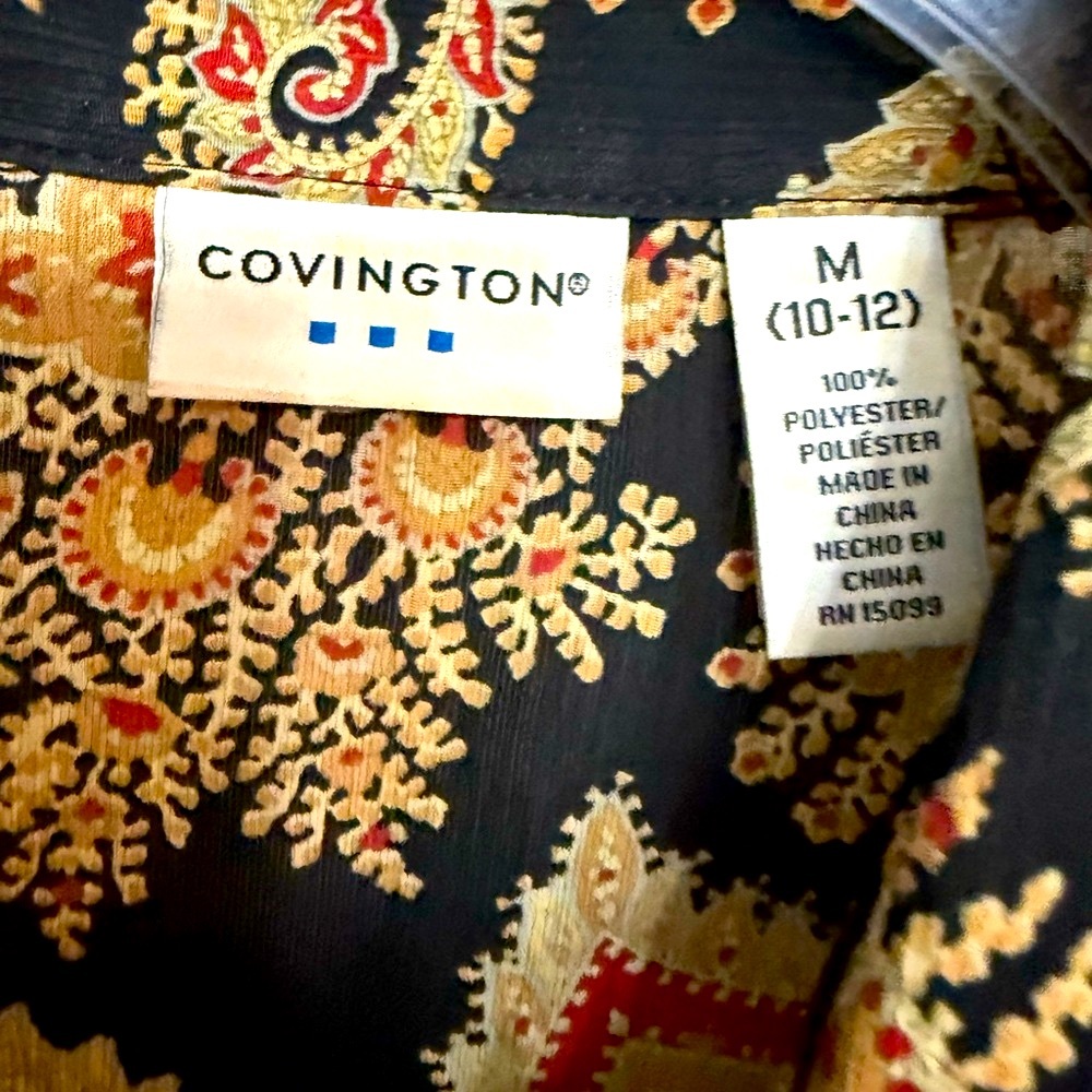 Paisley Pattern Long Sleeve Shirt - Picture 5 of 5